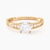 Histoire d'Or Bague Solitaire Or Jaune Oxyde De Zirconium
