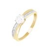 Histoire d'Or Bague Solitaire Raska Or Jaune Oxyde De Zirconium