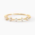 Histoire d'Or Bague Maximilienne Or Jaune Oxyde De Zirconium