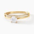 Histoire d'Or Bague Solitaire Anatoline Or Jaune Oxyde De Zirconium