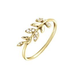 Histoire d'Or Bague Or Jaune Nahia Oxydes De Zirconium