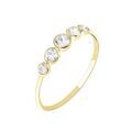Histoire d'Or Bague Or Jaune Sabinus Oxydes De Zirconium