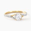 Histoire d'Or Bague Evita Or Jaune Oxyde De Zirconium