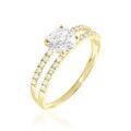 Histoire d'Or Bague Solitaire Or Jaune Cesarine Oxyde De Zirconium