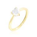 Histoire d'Or Bague Solitaire Or Jaune Idelle Oxyde De Zirconium