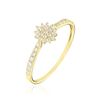 Histoire d'Or Bague Shin Or Jaune Oxyde De Zirconium