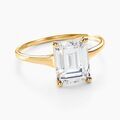 Bagues sur Grenoble : Histoire d'Or Bague Gatsby Or Jaune Oxyde De Zirconium