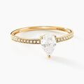 Histoire d'Or Bague Gotam Or Jaune Oxyde De Zirconium