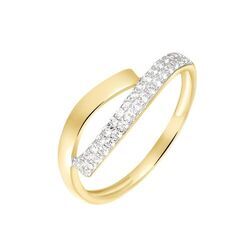 Histoire d'Or Bague Vero Or Jaune Oxyde De Zirconium