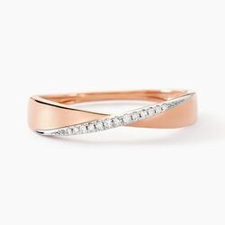 Histoire d'Or Bague Suzie Or Rose Diamant