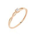 Histoire d'Or Bague Farila Or Rose Diamant