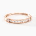 Alliances sur Grenoble : Histoire d'Or Bague Davila Or Rose Oxyde De Zirconium