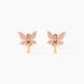 Boucles d'oreille sur Grenoble : Histoire d'Or Boucles D'oreilles Puces Feerie Or Jaune