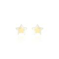 Boucles d'oreille sur Grenoble : Histoire d'Or Boucles D'oreilles Puces Cleomelia Etoile Or Jaune