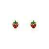 Histoire d'Or Boucles D'oreilles Puces Tharia Fraise Or Jaune