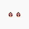 Boucles d'oreille sur Grenoble : Histoire d'Or Boucles D'oreilles Puces Lea Coccinelle Or Jaune