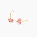 Boucles d'oreille sur Grenoble : Histoire d'Or Boucles D'oreilles Pendantes Souline Papillon Or Jaune