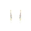 Histoire d'Or Boucles D'oreilles Pendantes Ainhoa Or Tricolore Diamant