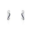 Boucles d'oreille sur Grenoble : Histoire d'Or Boucles D'oreilles Puces Callune Or Blanc Diamant
