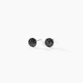 Boucles d'oreille sur Grenoble : Histoire d'Or Boucles D'oreilles Puces Teani Or Blanc Diamant