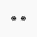 Boucles d'oreille sur Grenoble : Histoire d'Or Boucles D'oreilles Puces Teani Or Blanc Diamant