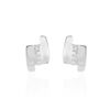 Histoire d'Or Boucles D'oreilles Puces Dolene Or Blanc Diamant