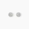 Histoire d'Or Boucles D'oreilles Puces Teani Or Blanc Diamant