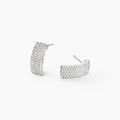 Histoire d'Or Boucles D'oreilles Puces Charlotte Or Blanc Diamant