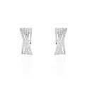 Boucles d'oreille sur Grenoble : Histoire d'Or Boucles D'oreilles Puces Julianne Or Blanc Diamant