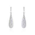 Boucles d'oreille sur Grenoble : Histoire d'Or Boucles D'oreilles Puces Celine Or Blanc Diamant
