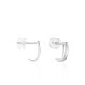 Boucles d'oreille sur Grenoble : Histoire d'Or Cr&eacute;oles Timira Rondes Or Blanc Diamant