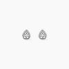 Histoire d'Or Boucles D'oreilles Puces Mon Premier Diamant Or Blanc
