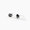 Histoire d'Or Boucles D'oreilles Puces Prudencia Or Blanc Saphir
