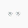Histoire d'Or Boucles D'oreilles Puces Luann Or Blanc Topaze