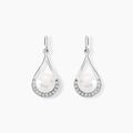 Histoire d'Or Boucles D'oreilles Patricia Or Blanc Perle De Culture Oxyde