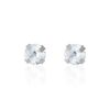 Histoire d'Or Boucles D'oreilles Puces Carin Or Blanc Oxyde De Zirconium
