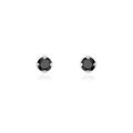 Boucles d'oreille sur Grenoble : Histoire d'Or Boucles D'oreilles Puces Carin Or Blanc Oxyde De Zirconium
