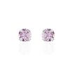 Histoire d'Or Boucles D'oreilles Puces Carin Or Blanc Oxyde De Zirconium