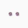 Histoire d'Or Boucles D'oreilles Puces Carin Or Blanc Oxydes De Zirconium