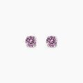 Boucles d'oreille sur Grenoble : Histoire d'Or Boucles D'oreilles Puces Carin Or Blanc Oxydes De Zirconium