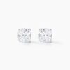 Histoire d'Or Boucles D'oreilles Puces Doreen Carre Or Blanc Oxyde De Zirconium