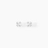 Histoire d'Or Boucles D'oreilles Puces Doreen Or Blanc Oxyde De Zirconium