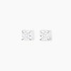 Histoire d'Or Boucles D'oreilles Puces Doreen Or Blanc Oxyde De Zirconium