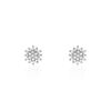Histoire d'Or Boucles D'oreilles Puces Or Blanc Kristel Oxydes De Zirconium