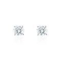 Histoire d'Or Boucles D'oreilles Puces Or Blanc Katherina Oxyde De Zirconium