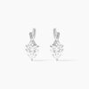 Histoire d'Or Boucles D'oreilles Puces Clothilde Or Blanc Oxyde De Zirconium