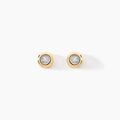 Histoire d'Or Boucles D'oreilles Puces Fatiana Or Jaune Diamant
