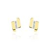 Histoire d'Or Boucles D'oreilles Puces Dolene Or Jaune Diamant