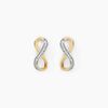 Histoire d'Or Boucles D'oreilles Puces Chacha Or Jaune Diamant
