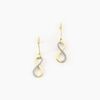 Histoire d'Or Boucles D'oreilles Pendantes Infino Or Jaune Diamant